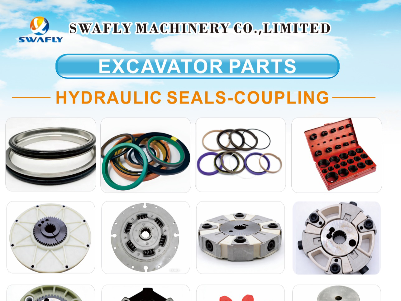 أختام عالية الجودة وأجزاء للحفارات واللوادر والجرافات